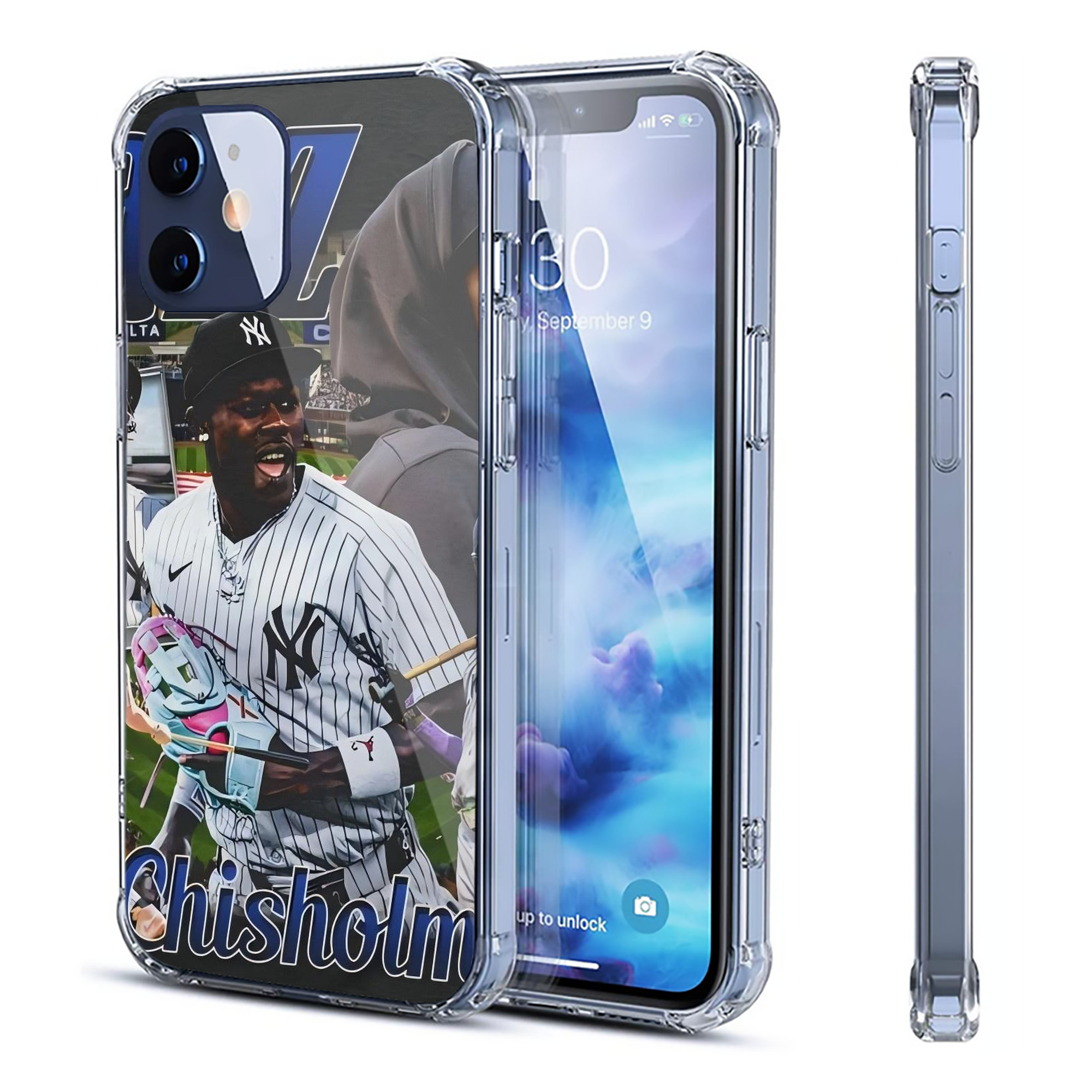 Jazz Chisholm Jr. 55 Clear IPhone 12 Case – Soft TPU With UV Print – Enhanced Drop Protection, Precise Fit, Anti-Fingerprint, Customizable Design, Scratch-Resistant, Yellow-Resistant